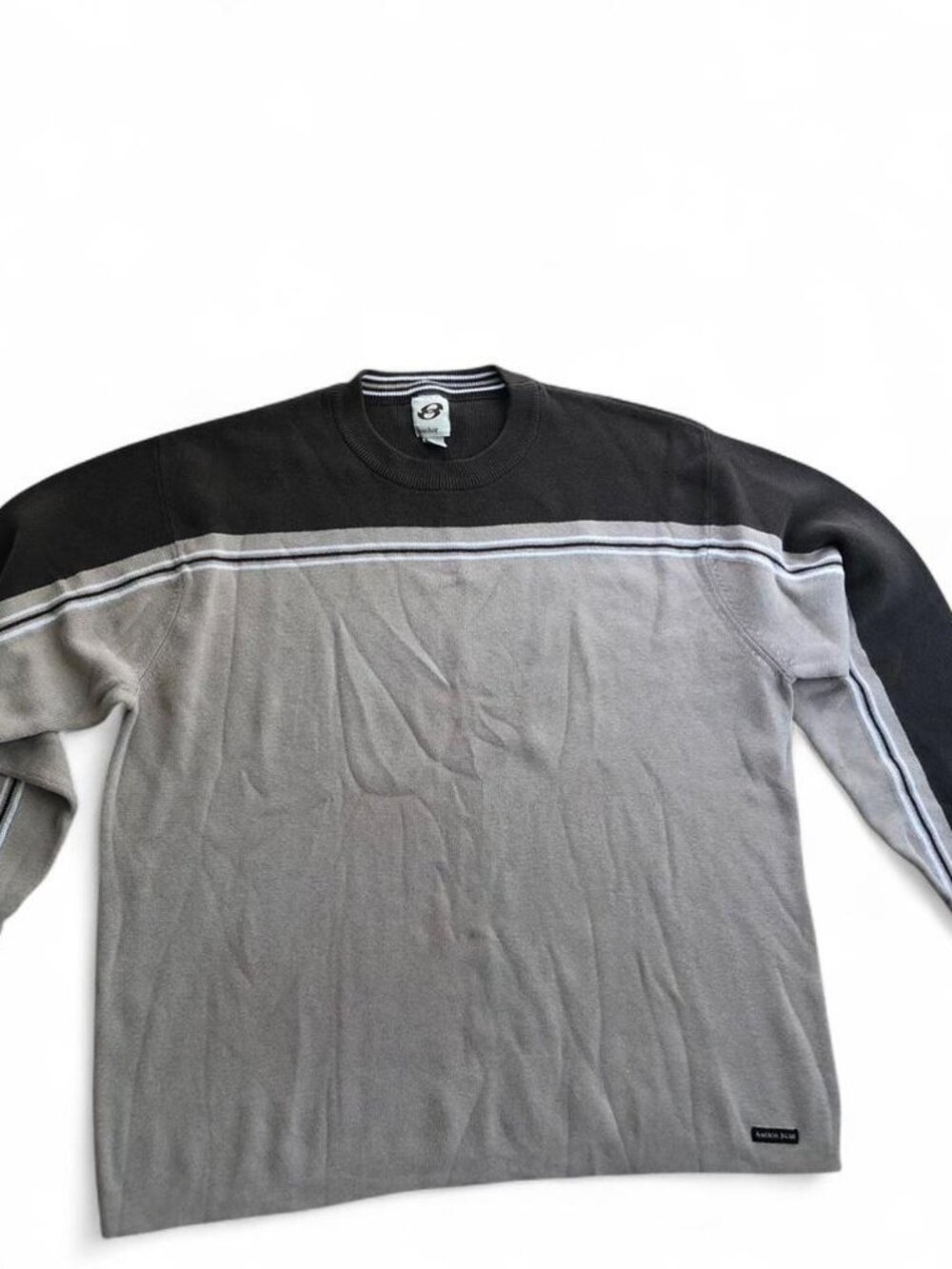Anchor Blue Men's XL Brown and Cream Crew Neck Sweatshirt